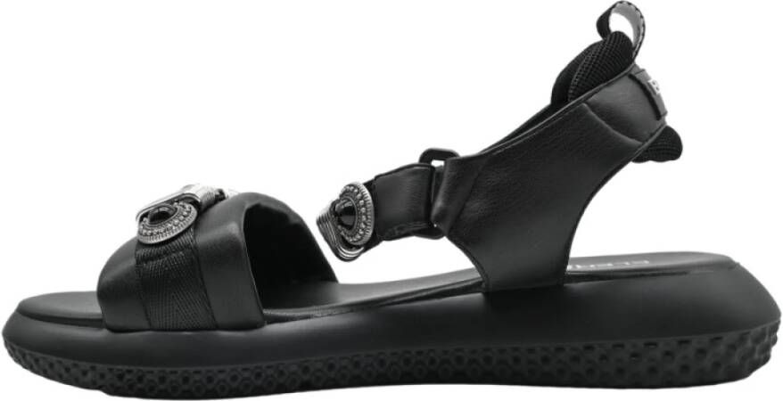 Elena Iachi Swing Zwarte Sandalen Black Heren