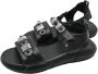 Elena Iachi Swing Zwarte Sandalen Black Heren - Thumbnail 3