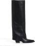 Elena Iachi Zwarte Texaanse Enkellaarzen Aw24 Black Dames - Thumbnail 2