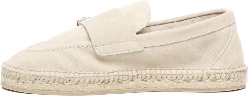 Eleventy Beige Platte Schoenen met Schuine Neus Beige Heren