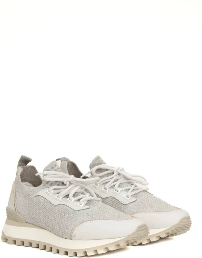 Eleventy Grijze Hardloopschoenen Gray Heren