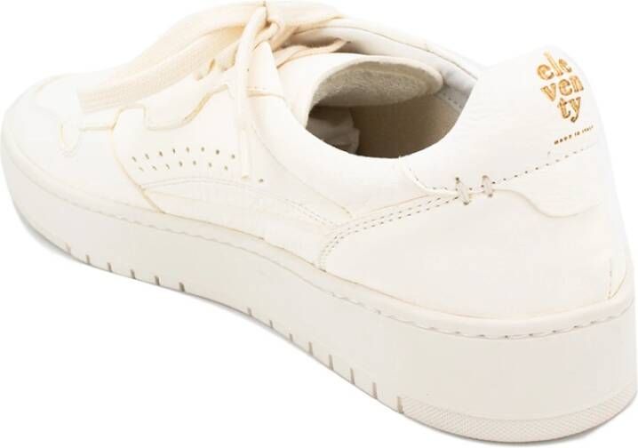 Eleventy Sneaker van hertenleer voor maximaal comfort White Heren