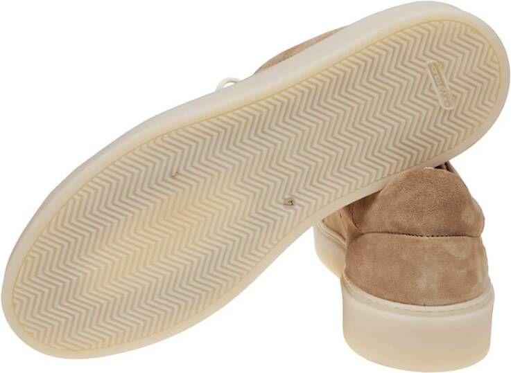 Eleventy Sneakers van suèdeleer Beige Heren