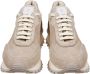 Eleventy Geperforeerde Suède Sneakers Beige Heren - Thumbnail 2