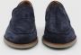 Elia Maurizi Blauwe Leren Loafer Instapper Blue Heren - Thumbnail 2