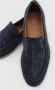 Elia Maurizi Blauwe Leren Loafer Instapper Blue Heren - Thumbnail 4