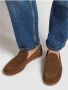 Elia Maurizi Glanzende Tabak Suede Loafer Lichtgewicht Structuur Brown Heren - Thumbnail 6