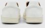 Elia Maurizi Witte Leren Sneaker met Logo White Heren - Thumbnail 3