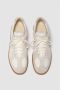 Elia Maurizi Witte leren sneaker handgemaakt flexibele zool White Heren - Thumbnail 2