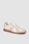 Elia Maurizi Witte leren sneaker handgemaakt flexibele zool White Heren - Thumbnail 3