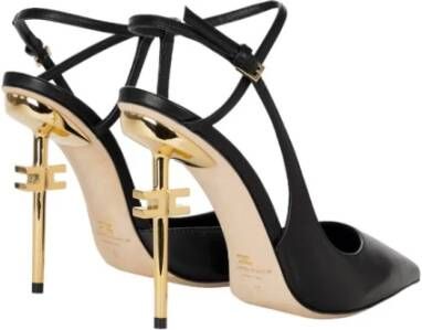 Elisabetta Franchi Elegante Decollete Schoenen Black Dames