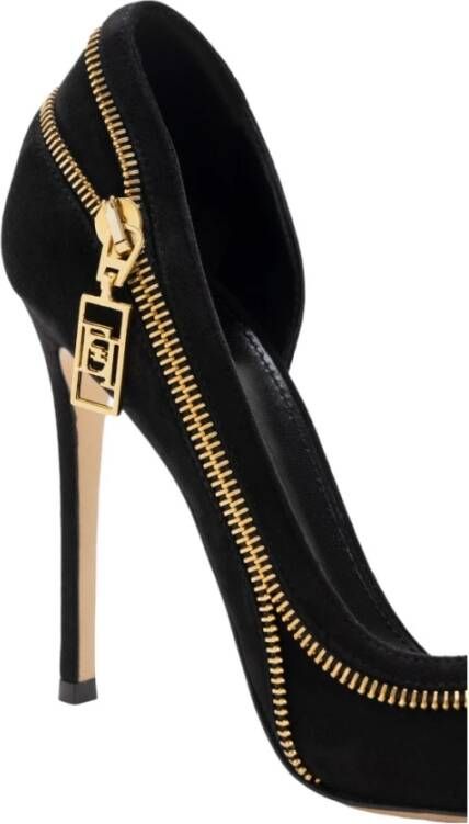 Elisabetta Franchi Elegante Decollete Schoenen Black Dames