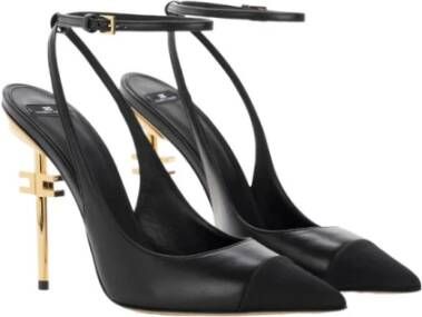 Elisabetta Franchi Elegante Decollete Schoenen Black Dames