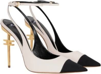 Elisabetta Franchi Elegante Decollete Schoenen voor Vrouwen White Dames