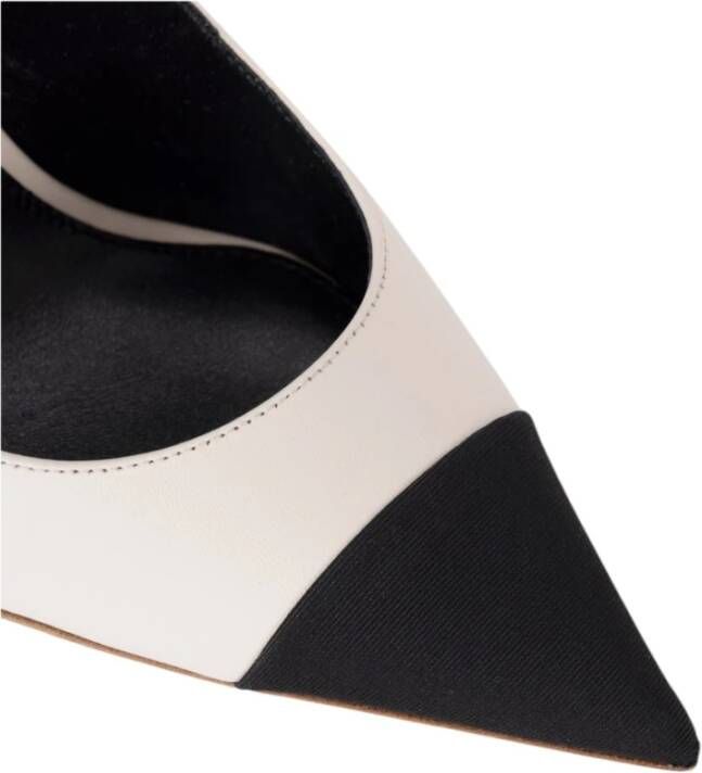 Elisabetta Franchi Elegante Decollete Schoenen voor Vrouwen White Dames