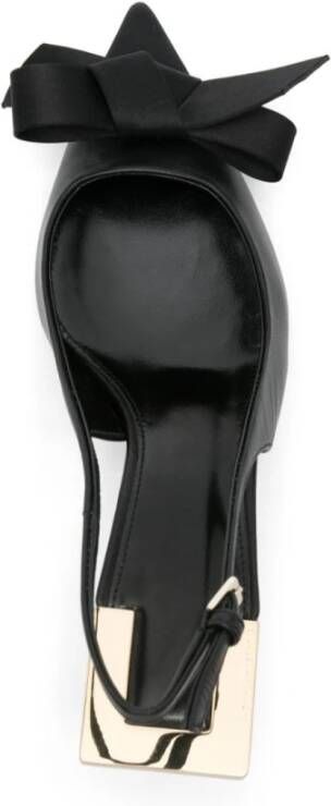 Elisabetta Franchi Elegante Slingback Pumps voor Vrouwen Black Dames