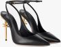 Elisabetta Franchi Enkelband leren pumps Black Dames - Thumbnail 2