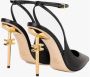 Elisabetta Franchi Enkelband leren pumps Black Dames - Thumbnail 3