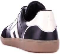 Elisabetta Franchi Geborduurde Suède Logo Sneakers Black Dames