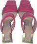 Elisabetta Franchi Gouden Stiletto Sandaal van Nappaleer Pink Dames - Thumbnail 6