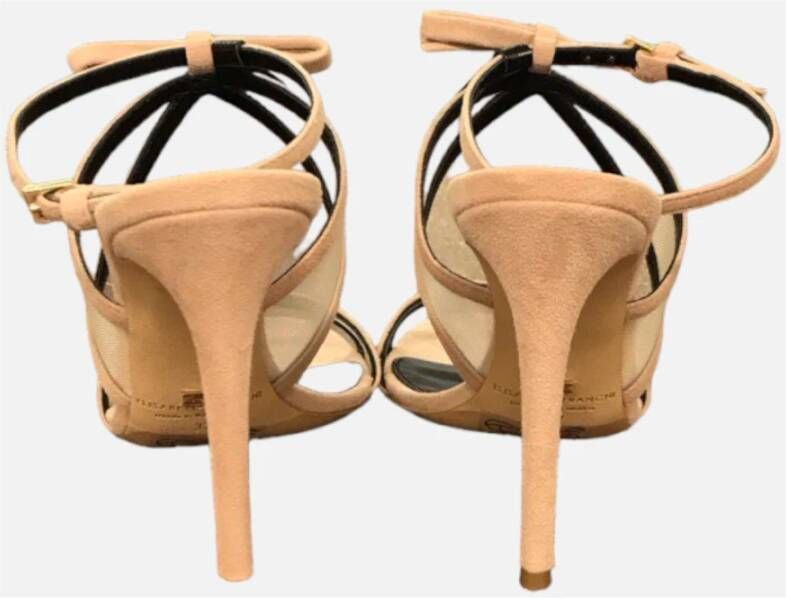 Elisabetta Franchi High Heel Sandals Beige Dames