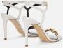 Elisabetta Franchi Ivoor Leren Sandalen met Gouden Detail Beige Dames - Thumbnail 2