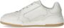 Elisabetta Franchi Ivoor leren sneaker met logodetail Beige Dames - Thumbnail 3