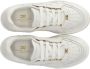 Elisabetta Franchi Ivoor leren sneaker met logodetail Beige Dames - Thumbnail 5