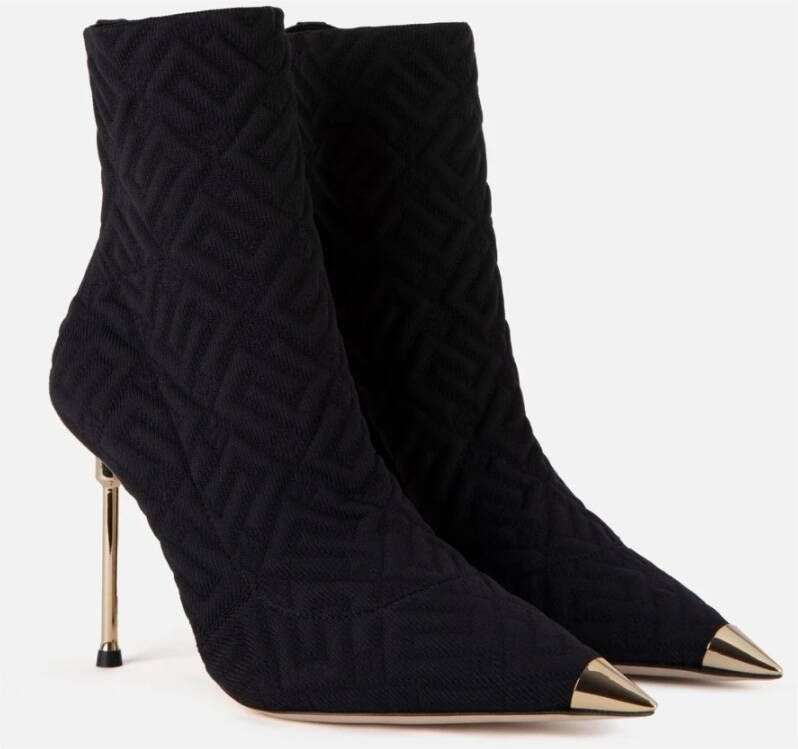 Elisabetta Franchi Jacquard reliëf soklaarsjes Black Dames