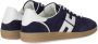 Elisabetta Franchi Navy en Ivoor Logo Sneaker Blue Dames - Thumbnail 4