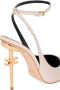 Elisabetta Franchi Puntige Neus Slingback Hakken Beige Dames - Thumbnail 4