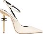 Elisabetta Franchi Slingback hakken met kruisband Yellow Dames - Thumbnail 3