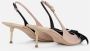 Elisabetta Franchi Slingback platte schoenen met strikdetail Pink Dames - Thumbnail 3