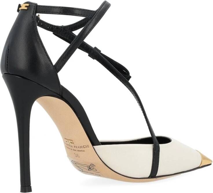 Elisabetta Franchi Zwarte Hak Schoen Black Dames