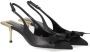 Elisabetta Franchi Zwarte Slingback Pump met Strik Black Dames - Thumbnail 2