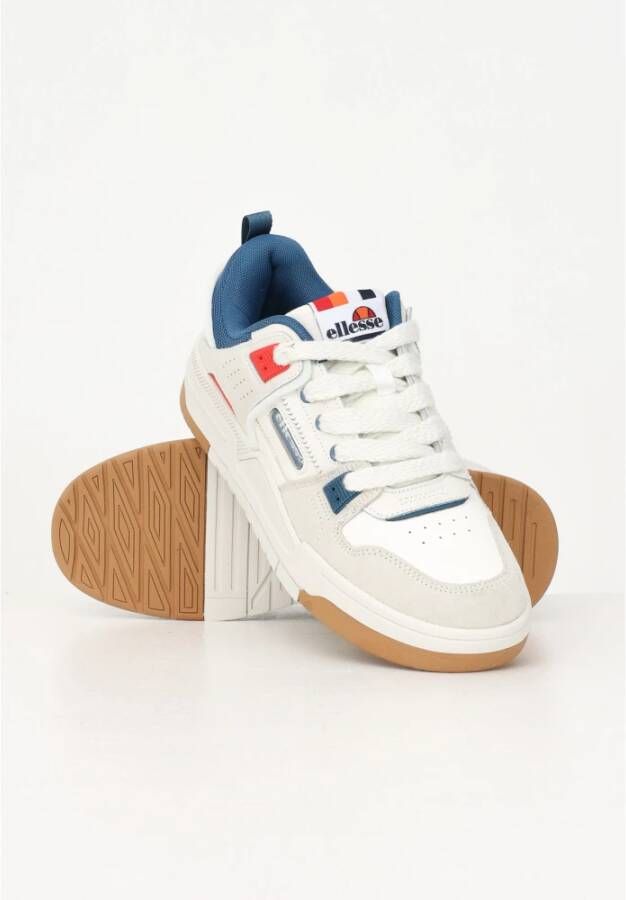 Ellesse Kleurrijke Retrostijl Sneakers Beige Heren