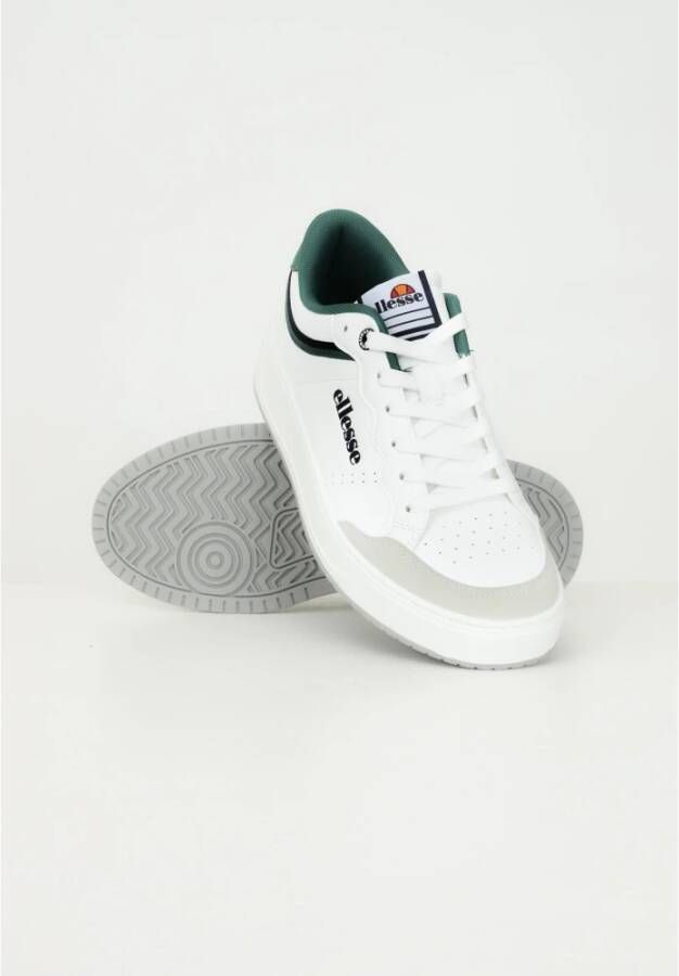 Ellesse Witte Heren Sneakers Retro Stijl White Heren