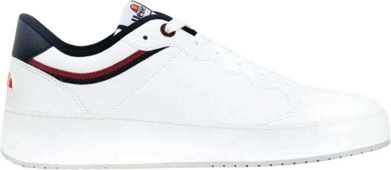 Ellesse Witte sneakers met blauwe accenten White Heren