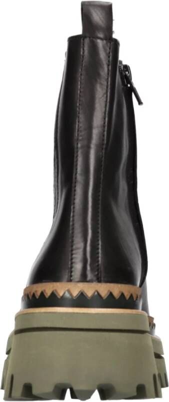 Elvio Zanon Laarzen Zwart Black Dames