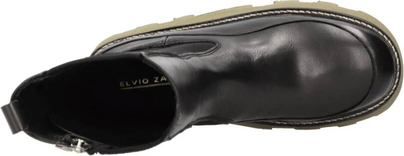 Elvio Zanon Laarzen Zwart Black Dames