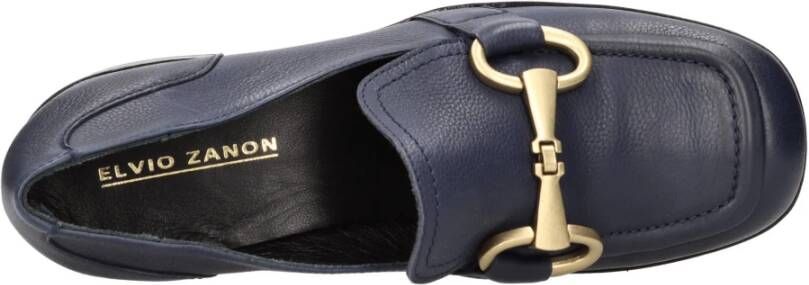 Elvio Zanon Platte schoenen Blauw Blue Dames