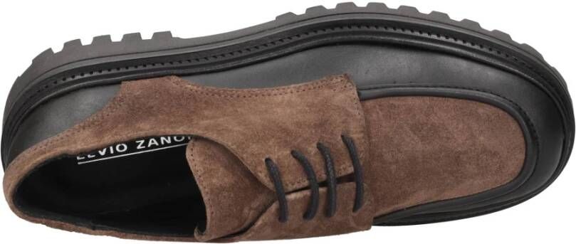 Elvio Zanon Platte schoenen Bruin Brown Dames