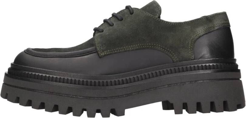 Elvio Zanon Platte schoenen Groen Green Dames