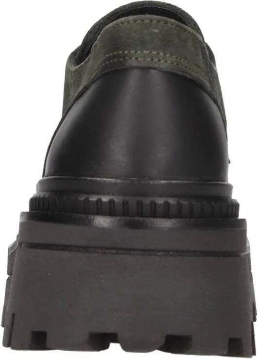 Elvio Zanon Platte schoenen Groen Green Dames