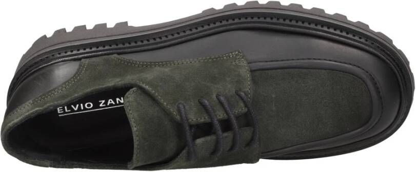 Elvio Zanon Platte schoenen Groen Green Dames