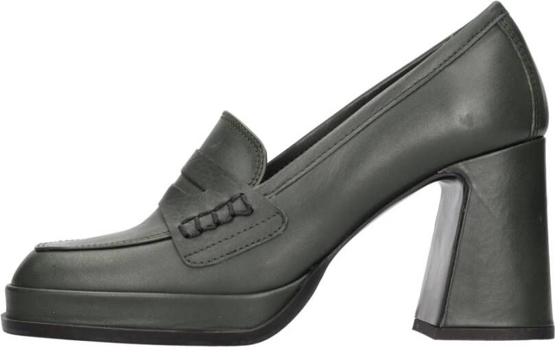 Elvio Zanon Platte schoenen Groen Green Dames