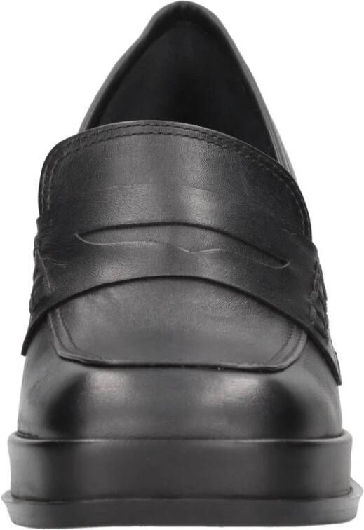 Elvio Zanon Platte schoenen Zwart Black Dames