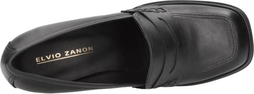 Elvio Zanon Platte schoenen Zwart Black Dames