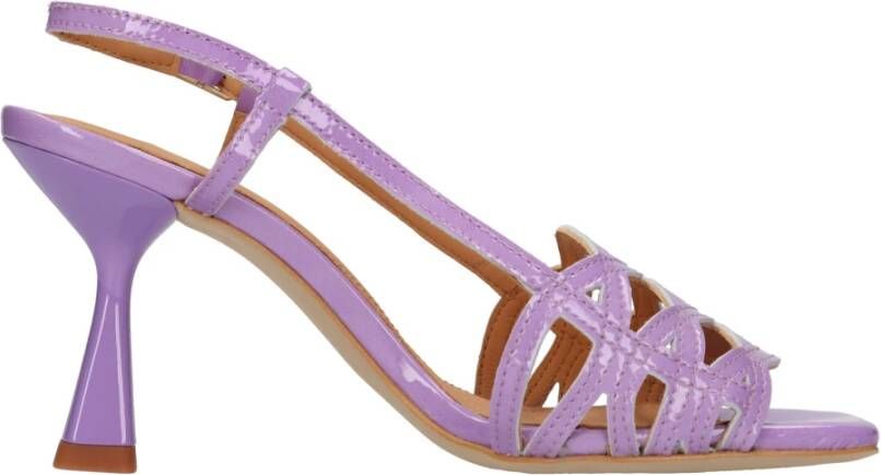 Elvio Zanon Sandalen Paars Purple Dames