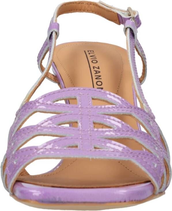 Elvio Zanon Sandalen Paars Purple Dames